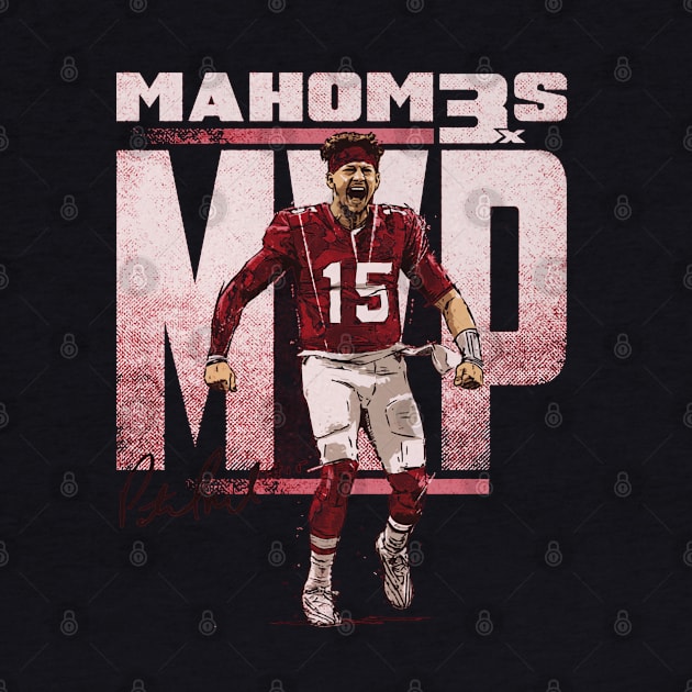 Patrick Mahomes Kansas City MVP LVIII by ganisfarhan